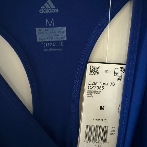 Adidas Climalite Royal Blue Tank - Picture 3 of 3